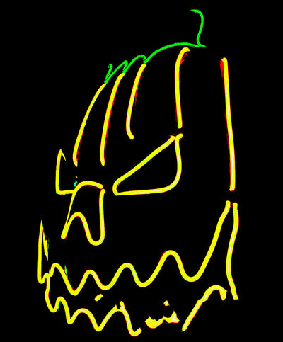 Halloween LED Mask Fluorescent Pumpkin