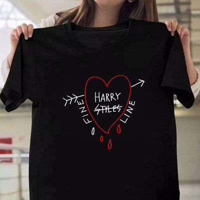 Harry Styles Fine Line Korean T Shirt Women Fashion Tops Shirts Short Sleeve Round Nack T-Shirts Leisure Top Tee Casual Ladies