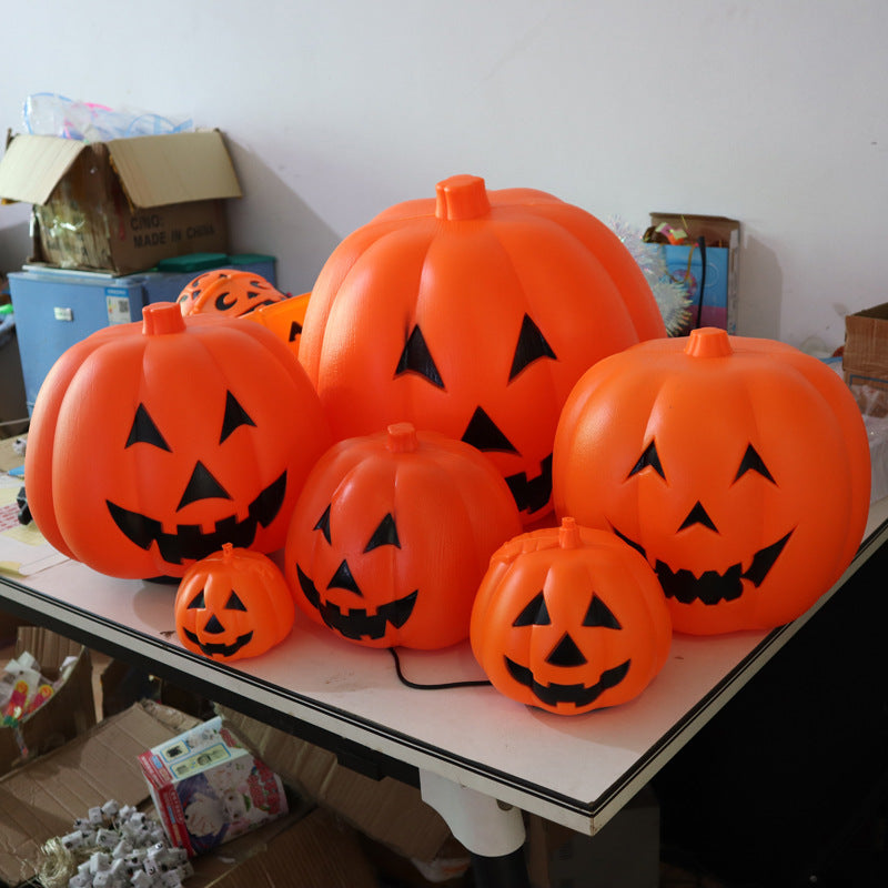 Halloween Plastic Luminous Pumpkin Lamp